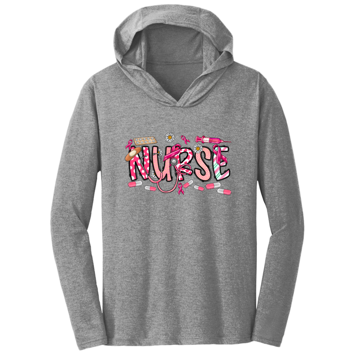 Nurse Triblend T-Shirt Hoodie