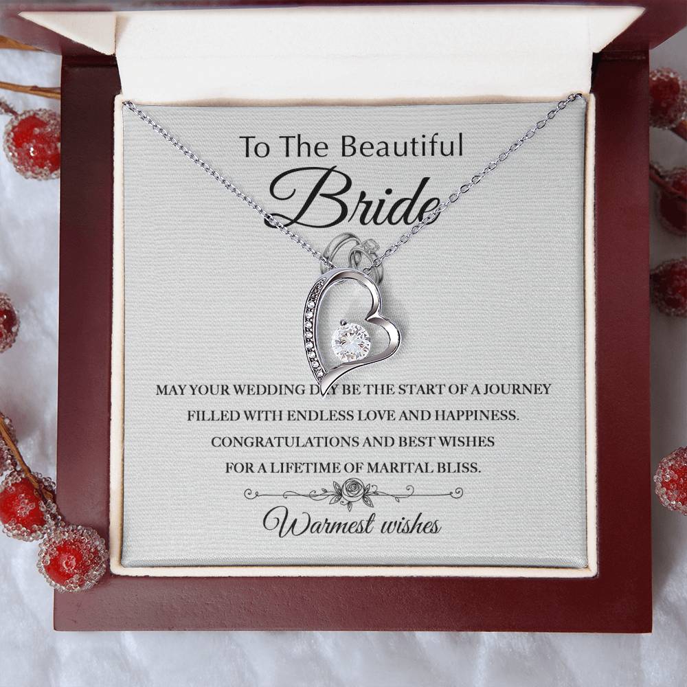 Beautiful Bride Warmest Wishes