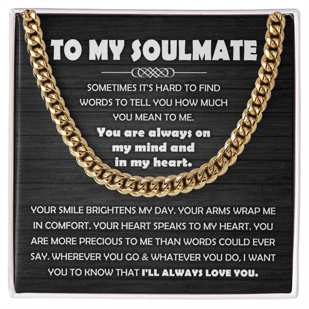 Hard To Find Soulmate | Mens Necklace