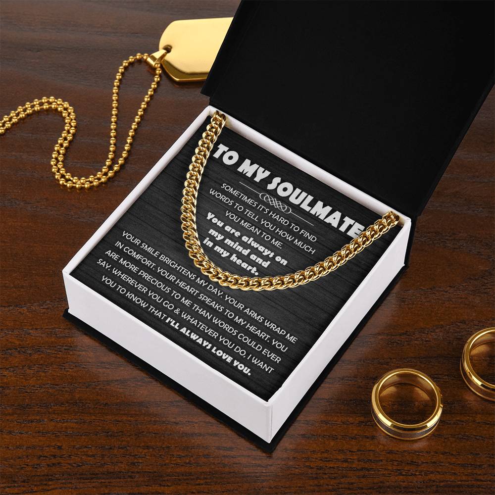 Hard To Find Soulmate | Mens Necklace