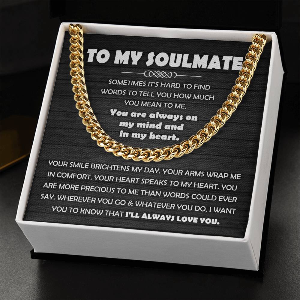 Hard To Find Soulmate | Mens Necklace