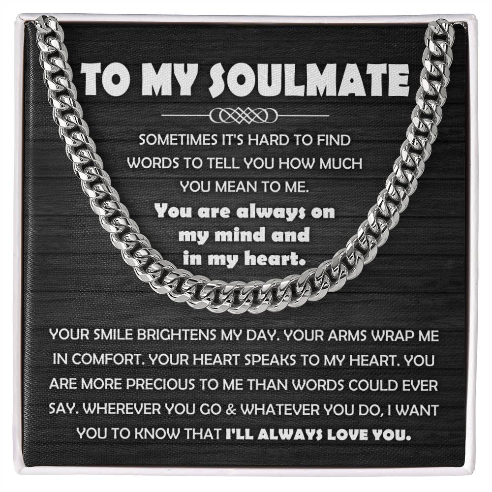 Hard To Find Soulmate | Mens Necklace