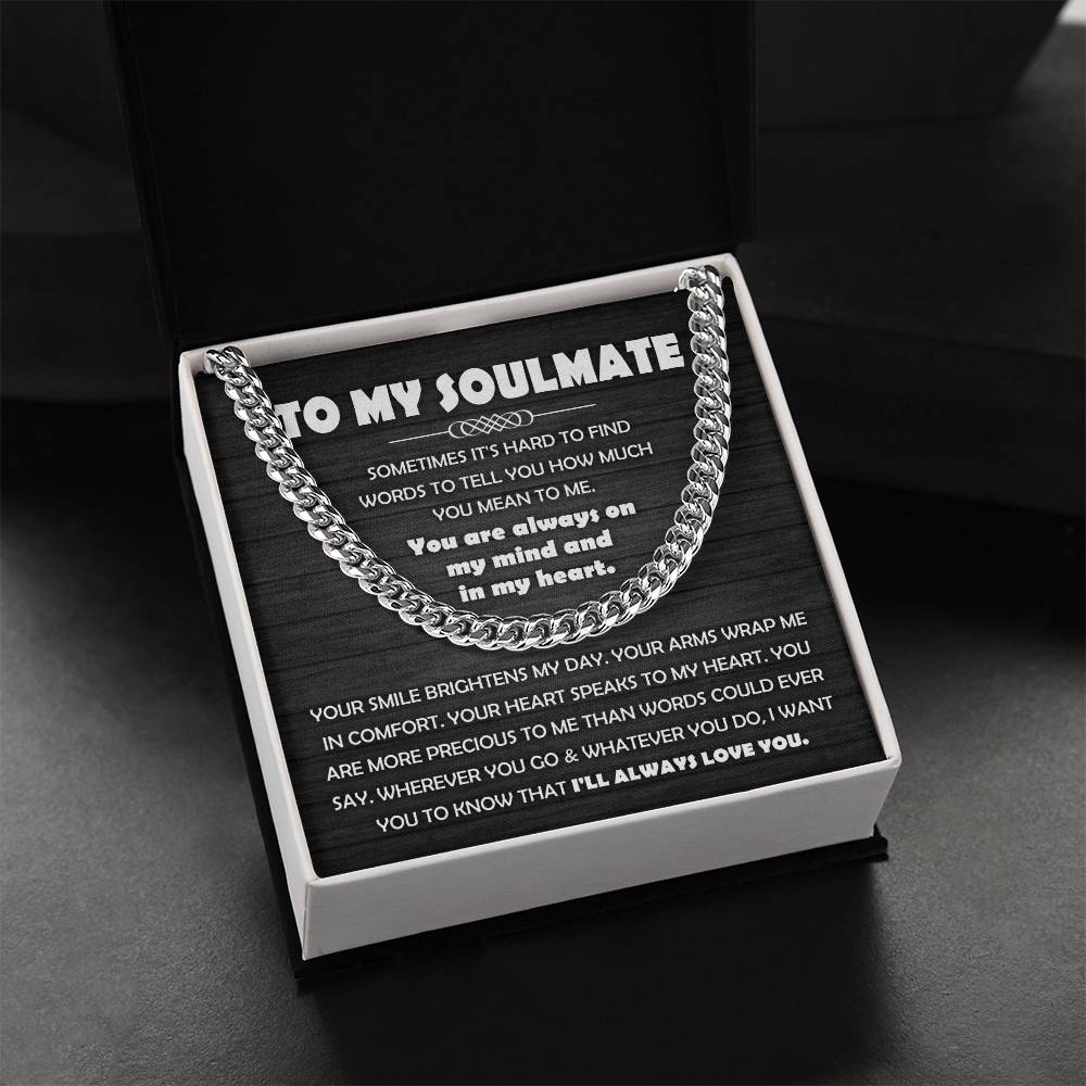 Hard To Find Soulmate | Mens Necklace