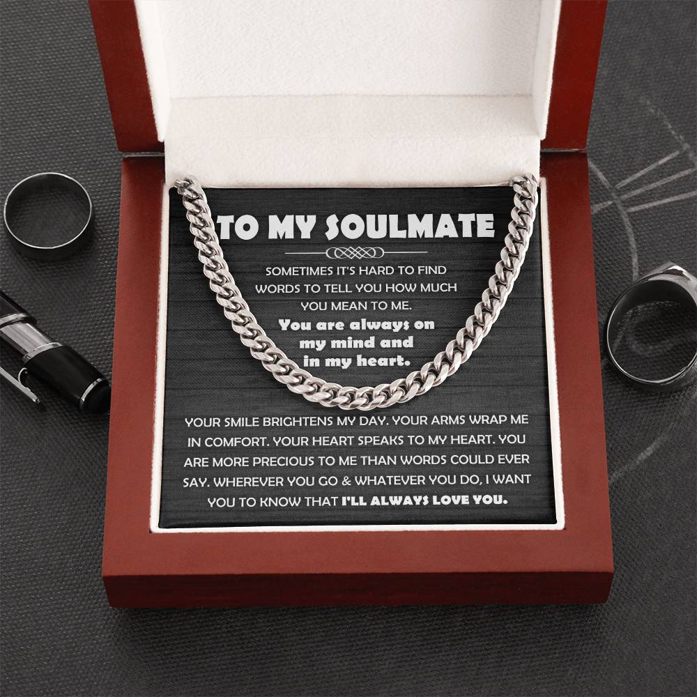 Hard To Find Soulmate | Mens Necklace