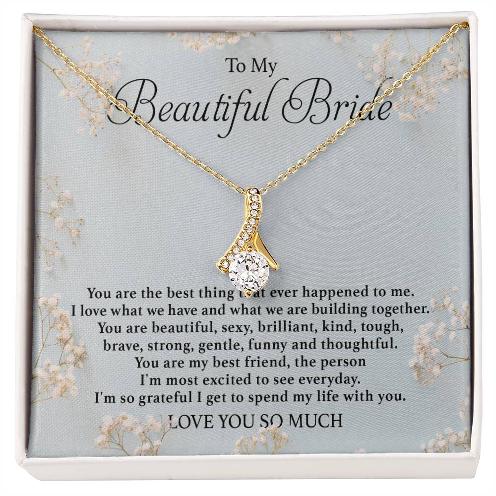 To My Beautiful Bride