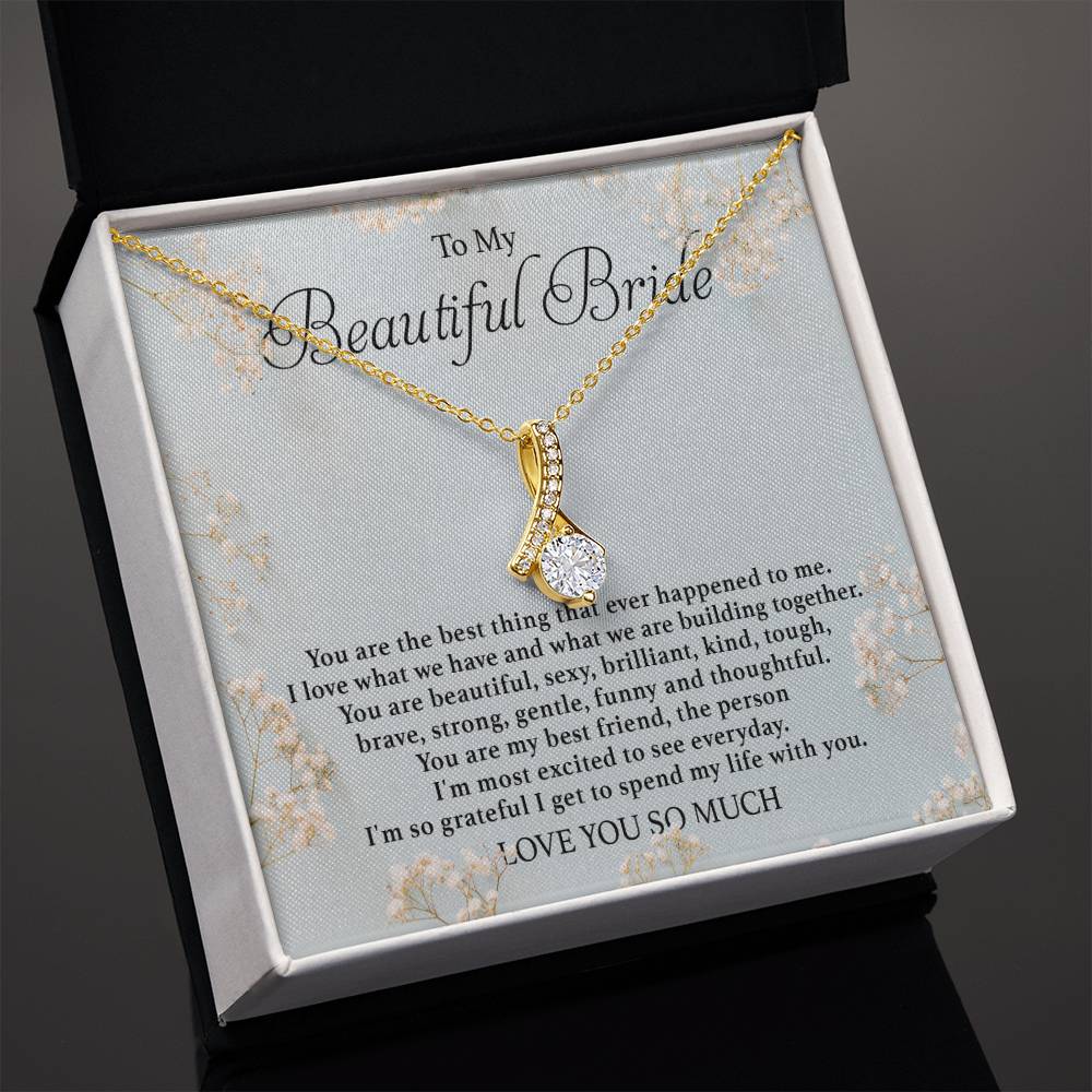 To My Beautiful Bride