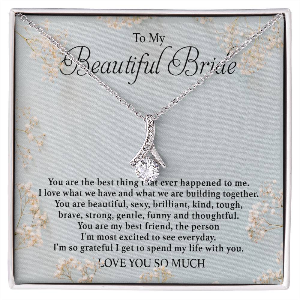 To My Beautiful Bride