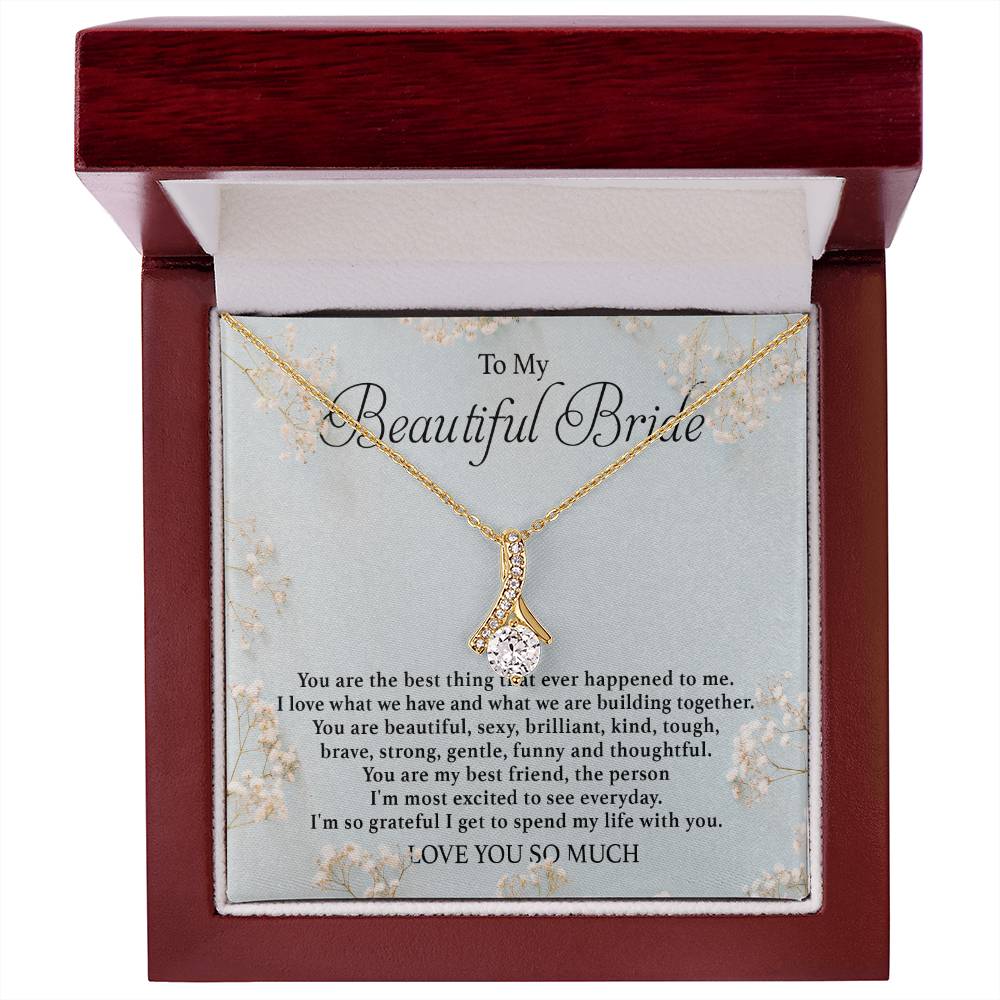 To My Beautiful Bride