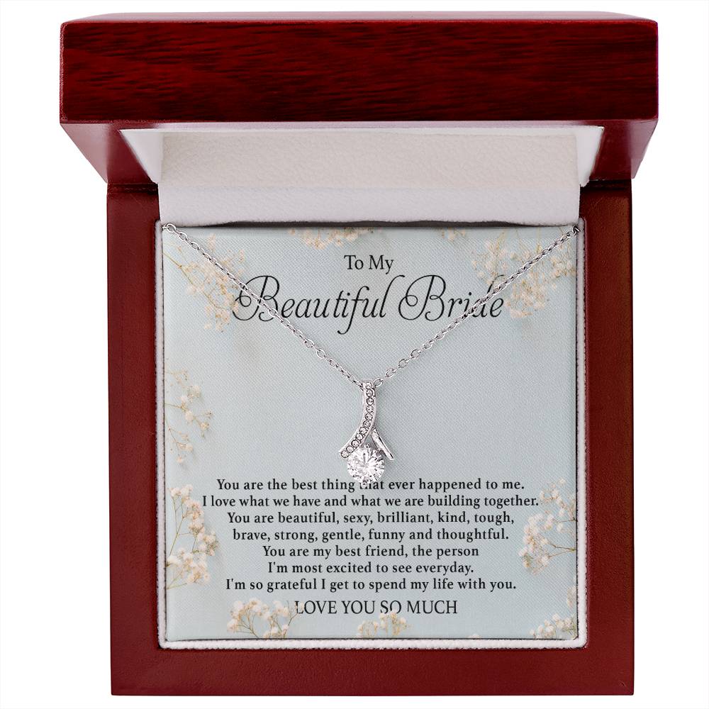 To My Beautiful Bride