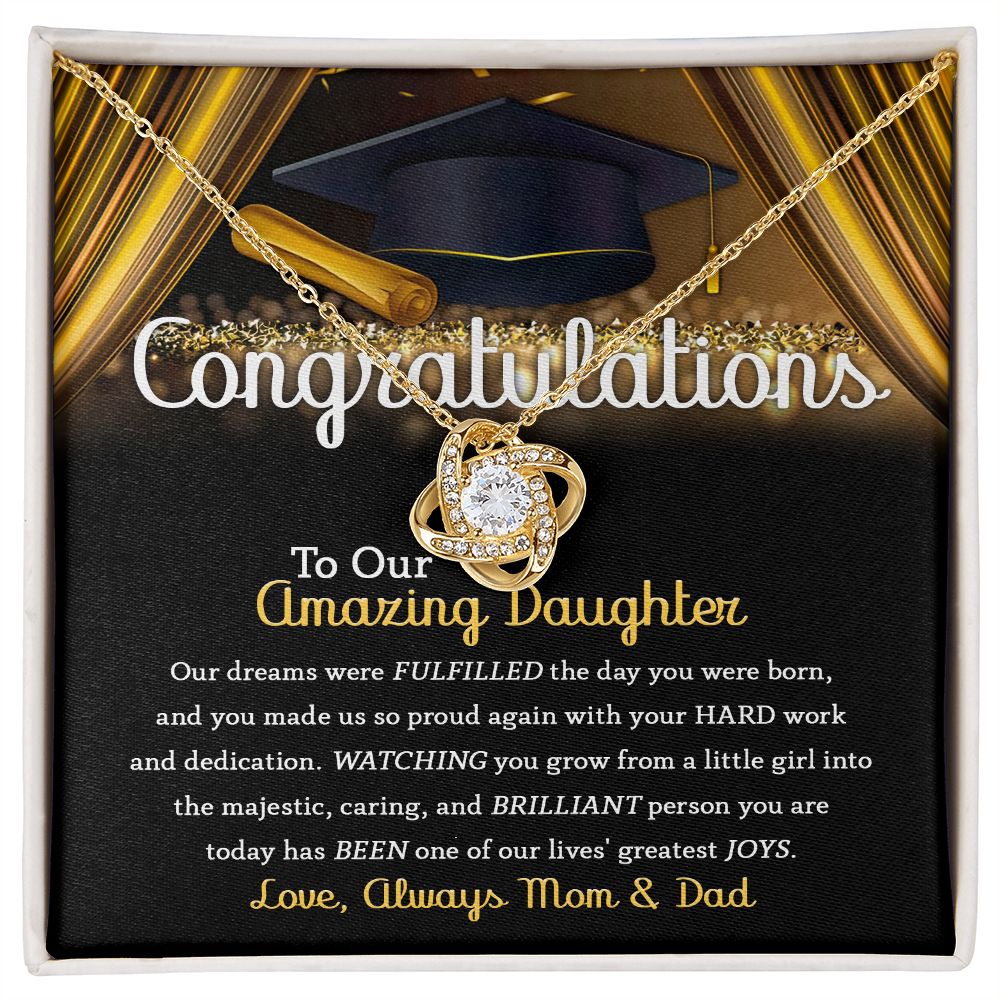Amazing Daughter Graduate | Love Knot