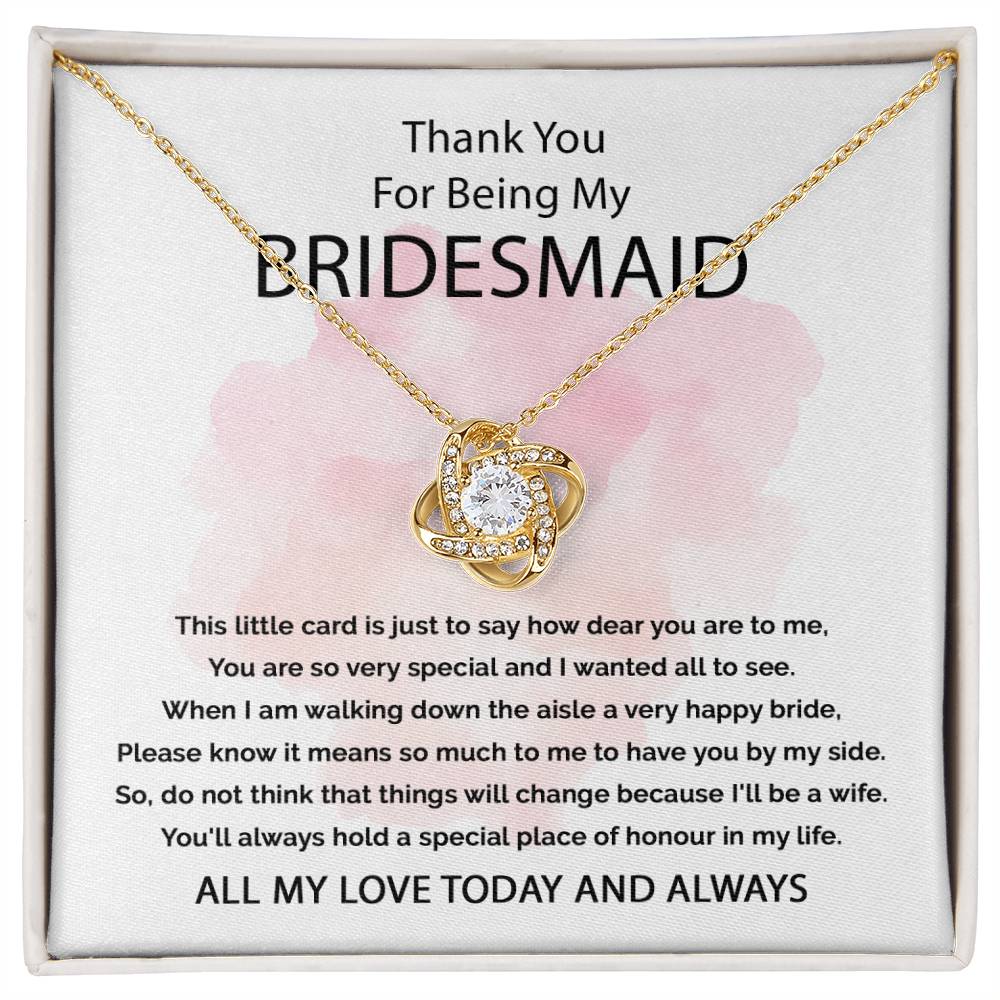 Bridesmaid Thank You