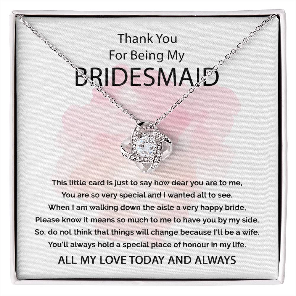Bridesmaid Thank You