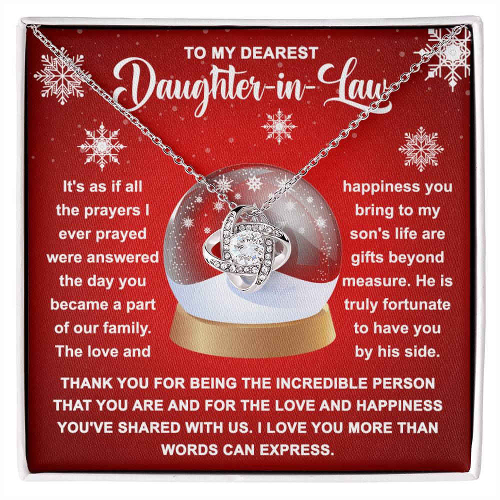 Daughter In Law Incredible Person | Love Knot