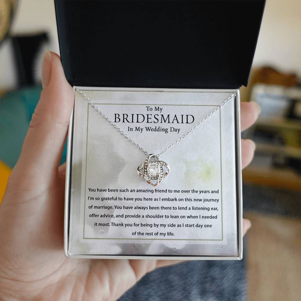To My Bridesmaid