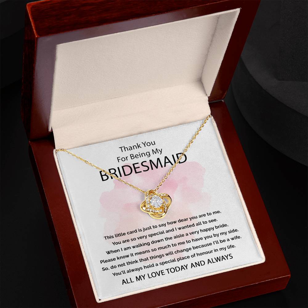 Bridesmaid Thank You