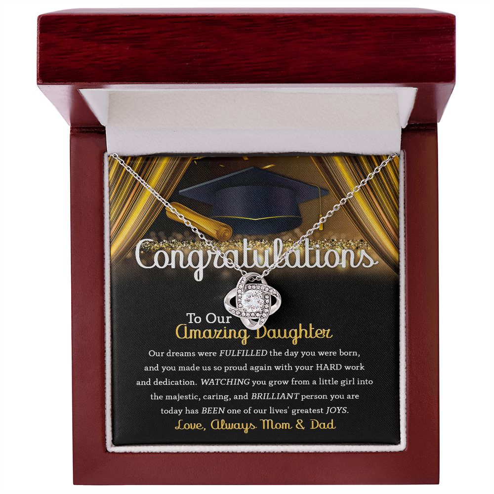 Amazing Daughter Graduate | Love Knot
