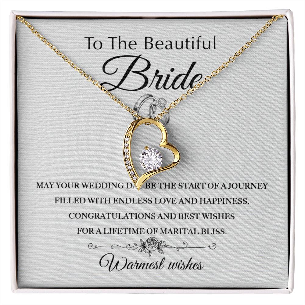 Beautiful Bride Warmest Wishes
