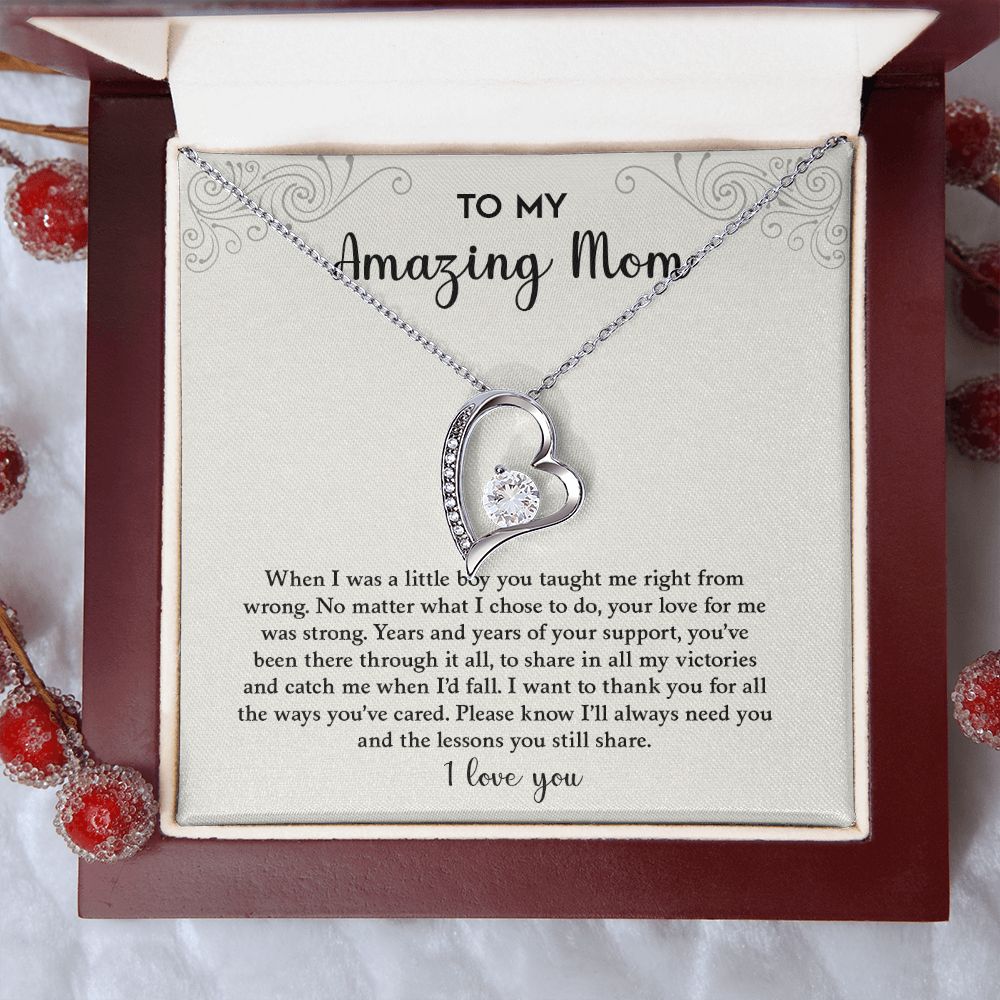 My Amazing Mom | Always Need You - Forever Love Necklace