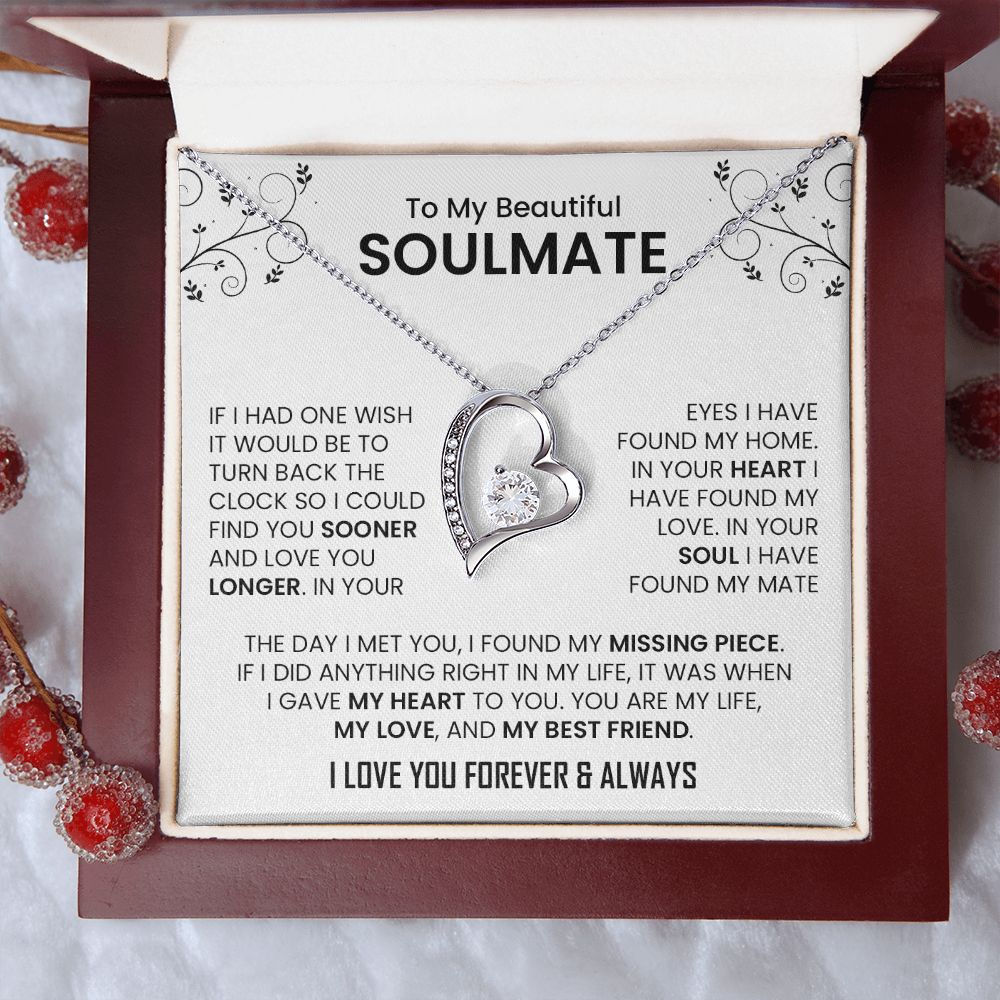 My Beautiful Soulmate| Found My Home - Forever Love Necklace