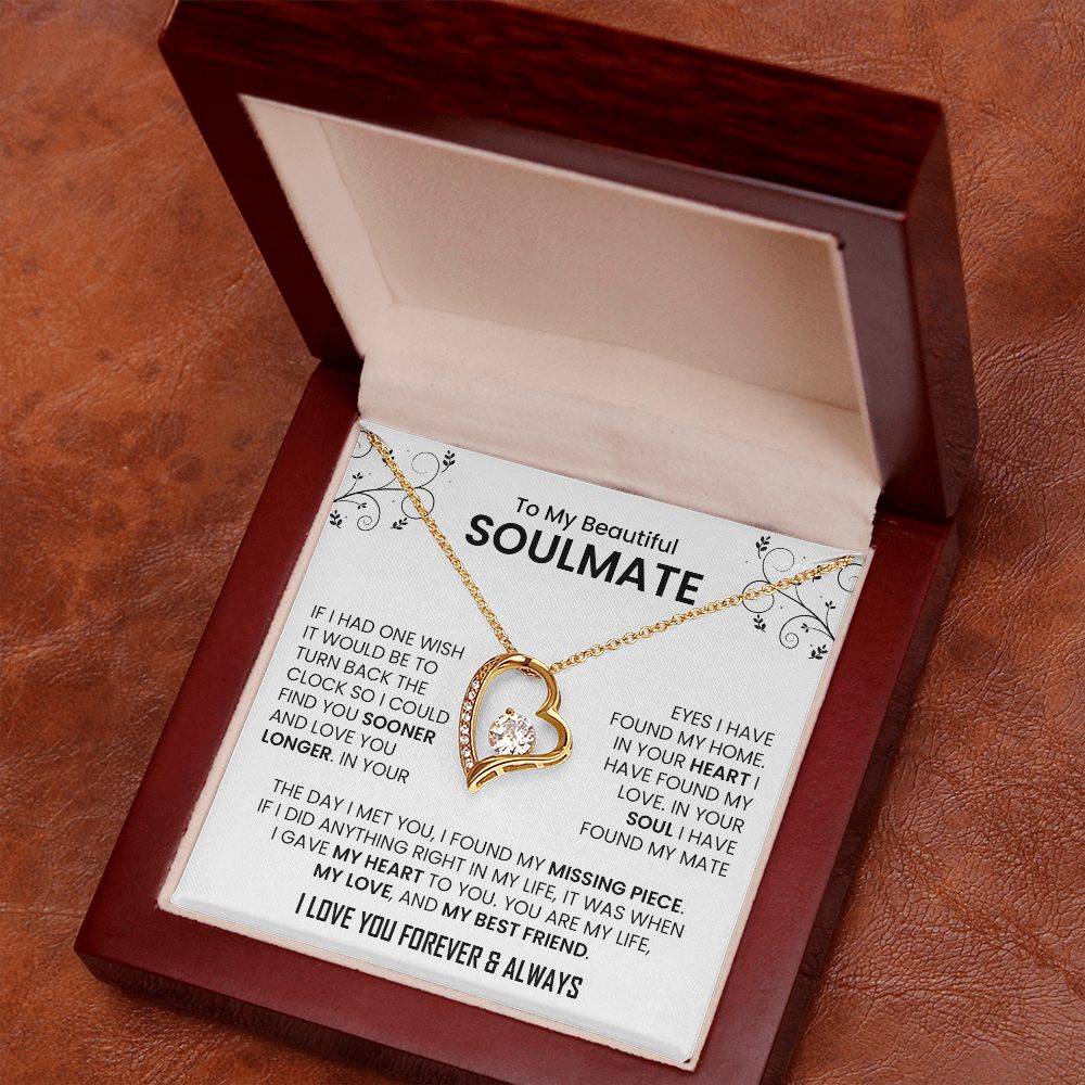 My Beautiful Soulmate| Found My Home - Forever Love Necklace