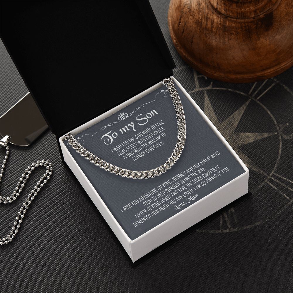 My Son| Proud of You - Cuban Link Chain
