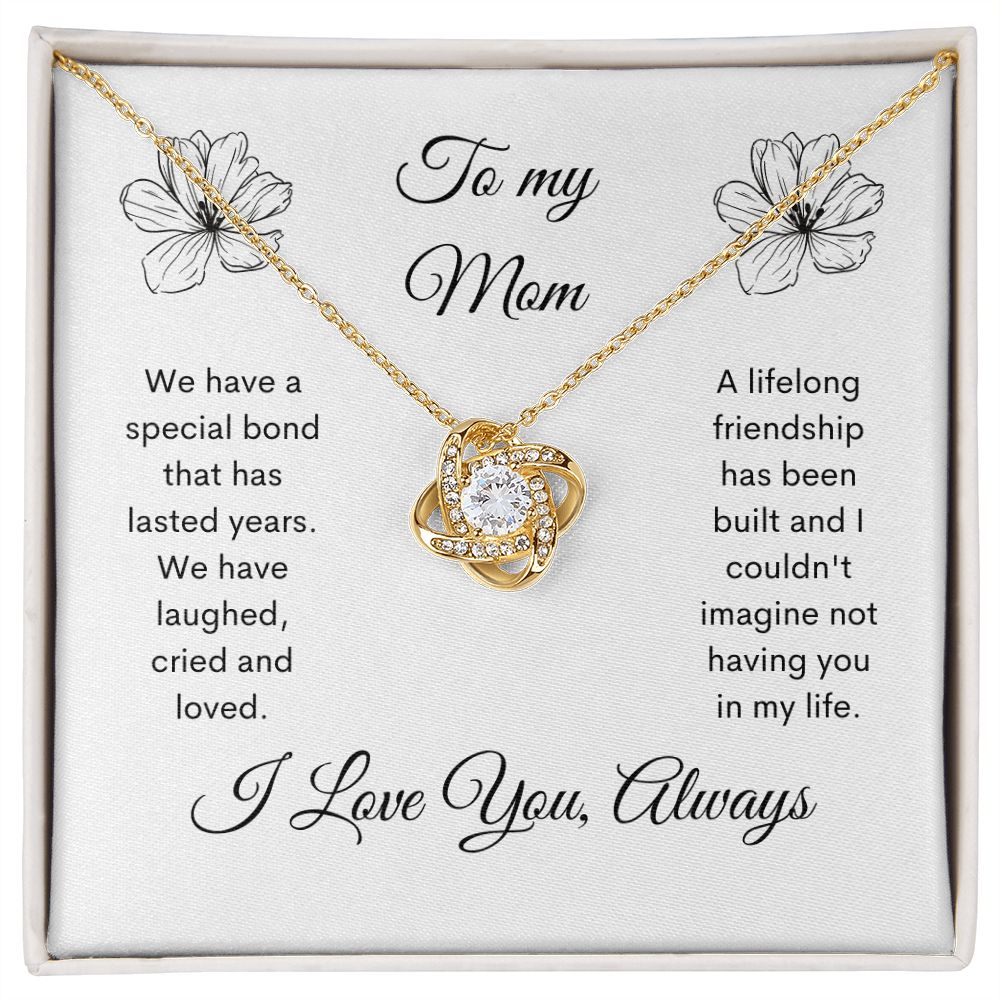 To My Mom | Love Knot Necklace