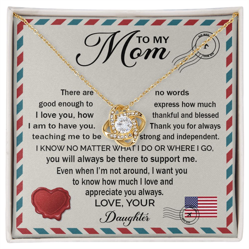 Mom I Love You | Love Knot