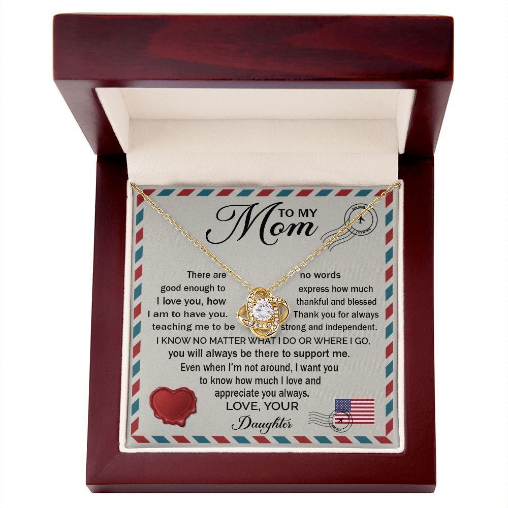 Mom I Love You | Love Knot
