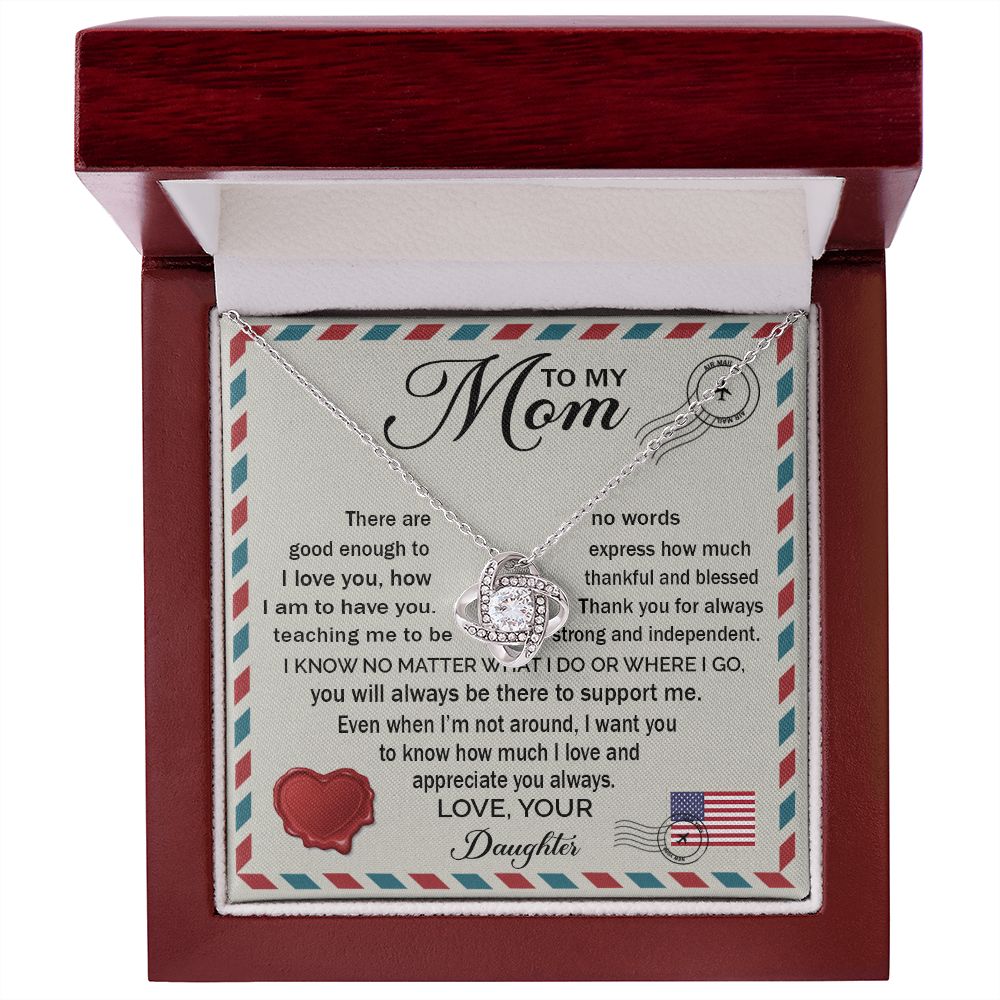 Mom I Love You | Love Knot