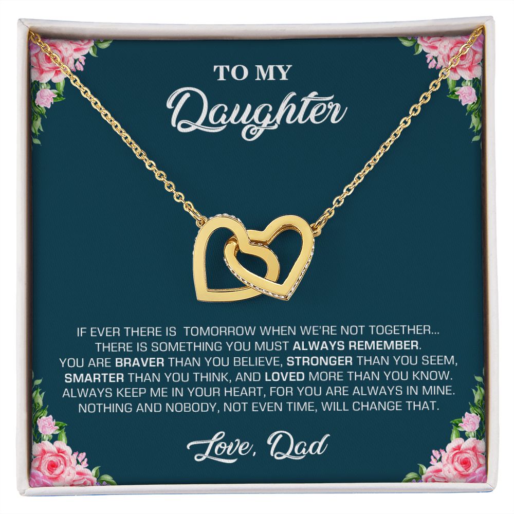 My Daughter | Always Remember - Interlocking Hearts
