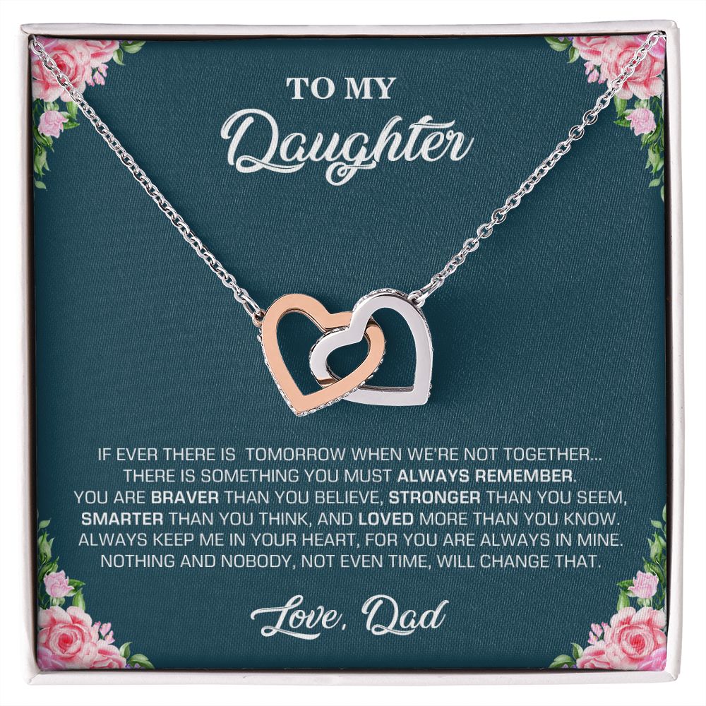 My Daughter | Always Remember - Interlocking Hearts