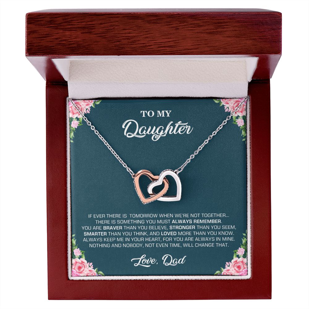 My Daughter | Always Remember - Interlocking Hearts