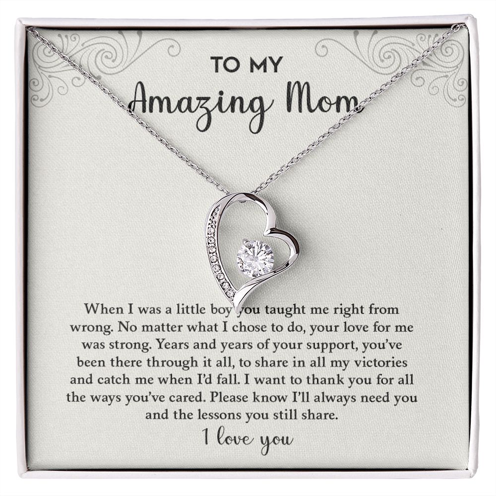My Amazing Mom | Always Need You - Forever Love Necklace