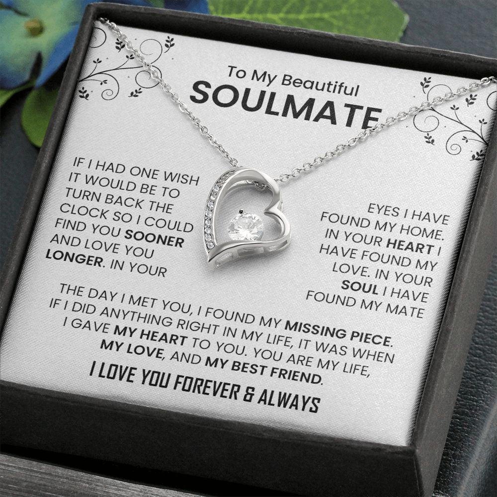 My Beautiful Soulmate| Found My Home - Forever Love Necklace