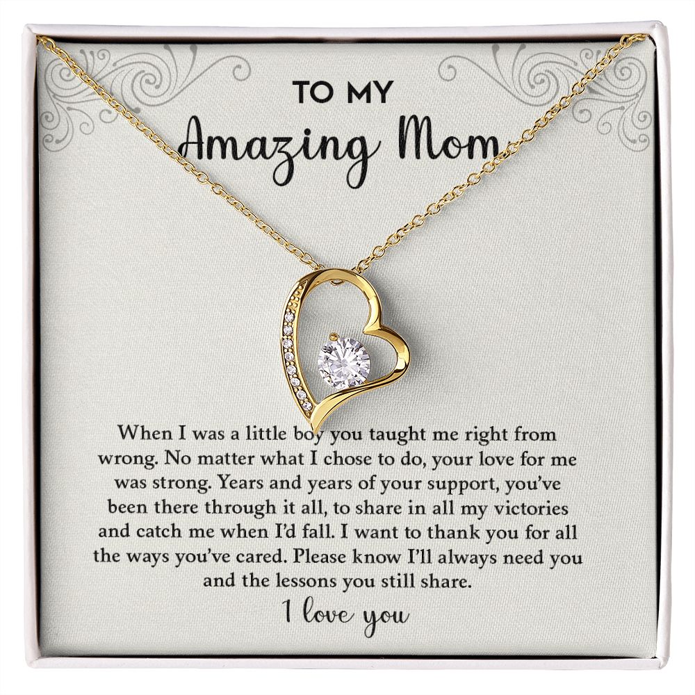 My Amazing Mom | Always Need You - Forever Love Necklace