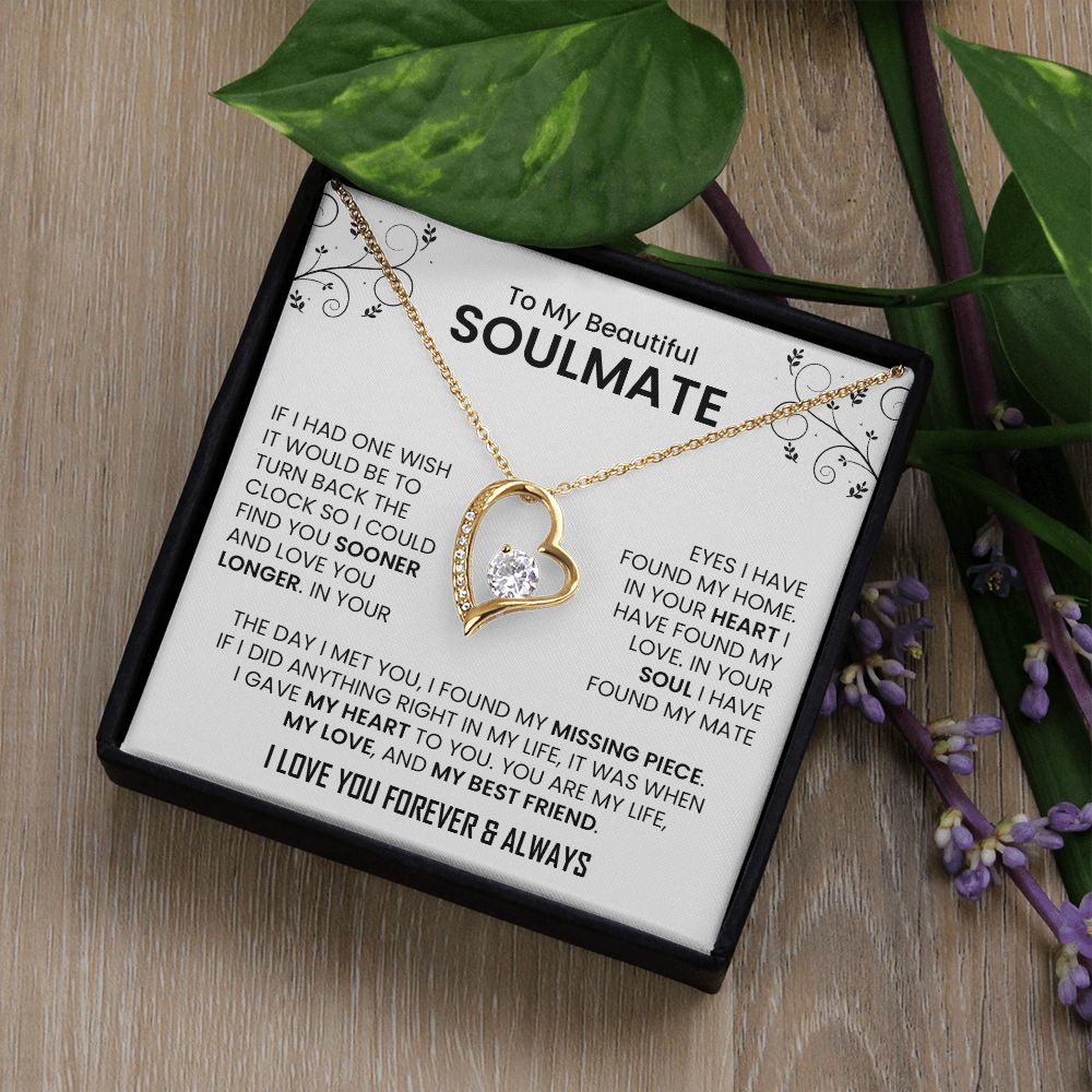 My Beautiful Soulmate| Found My Home - Forever Love Necklace