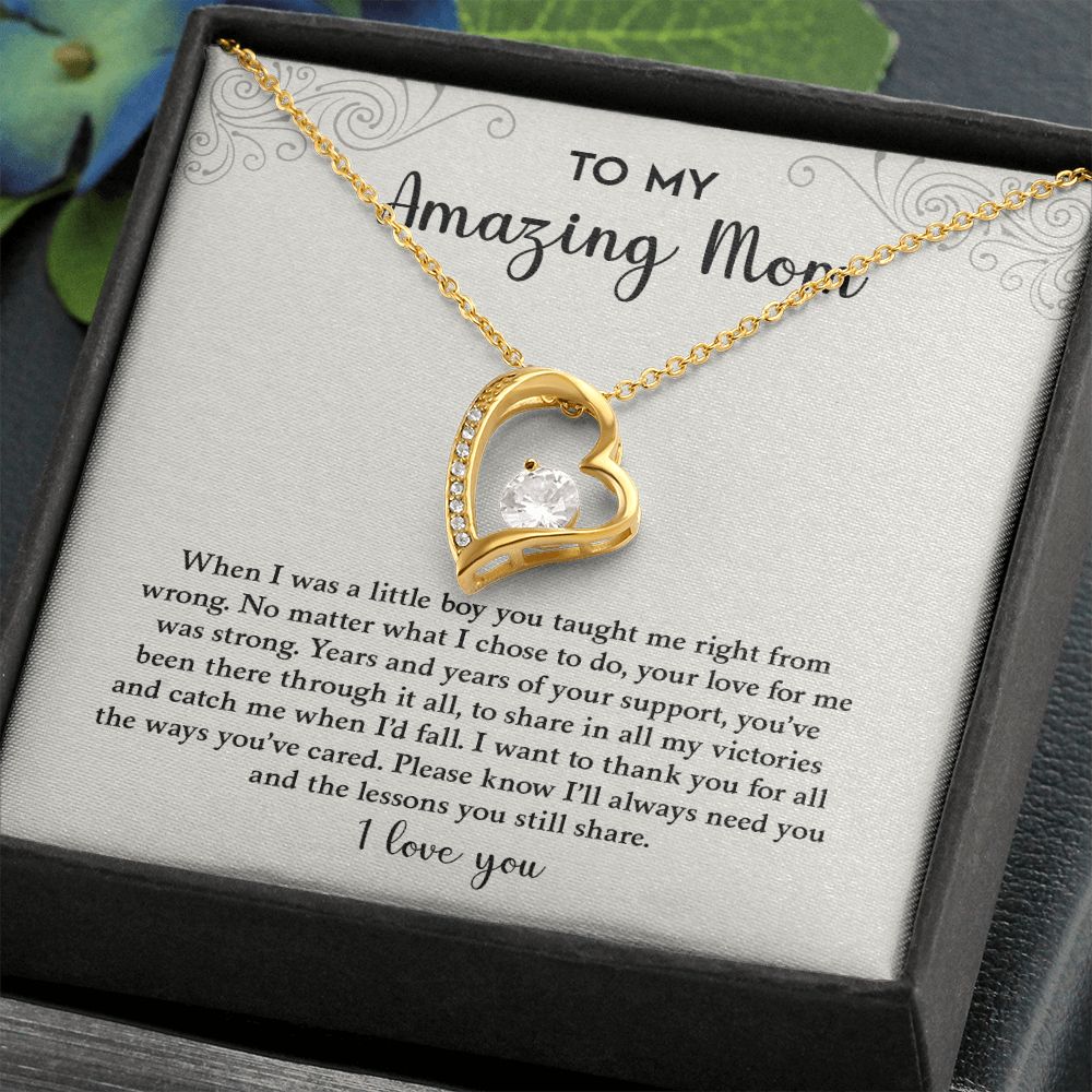 My Amazing Mom | Always Need You - Forever Love Necklace