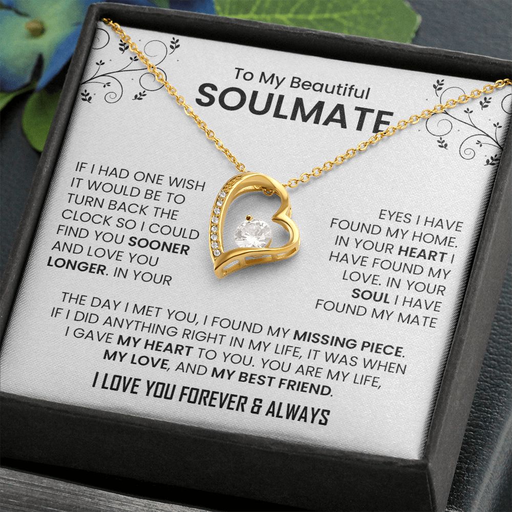 My Beautiful Soulmate| Found My Home - Forever Love Necklace