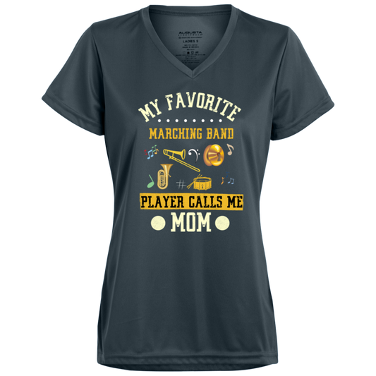 Marching Band Player Woman's V-Neck Tee