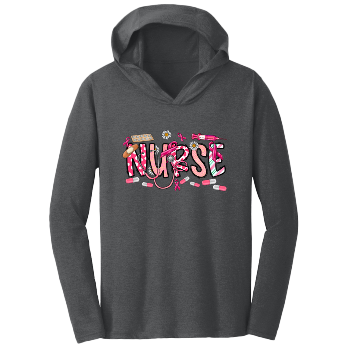 Nurse Triblend T-Shirt Hoodie