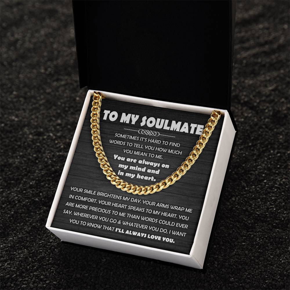 Hard To Find Soulmate | Mens Necklace