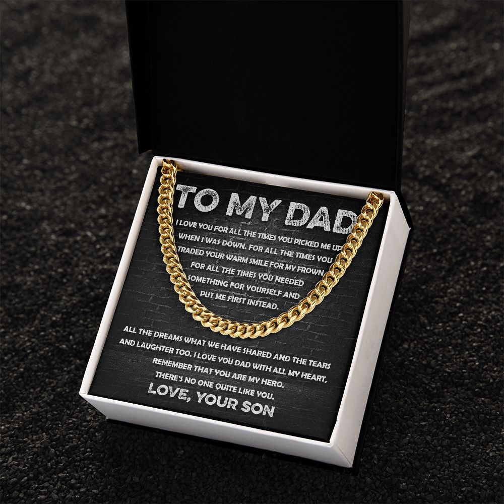 To Dad Love Son | Chain