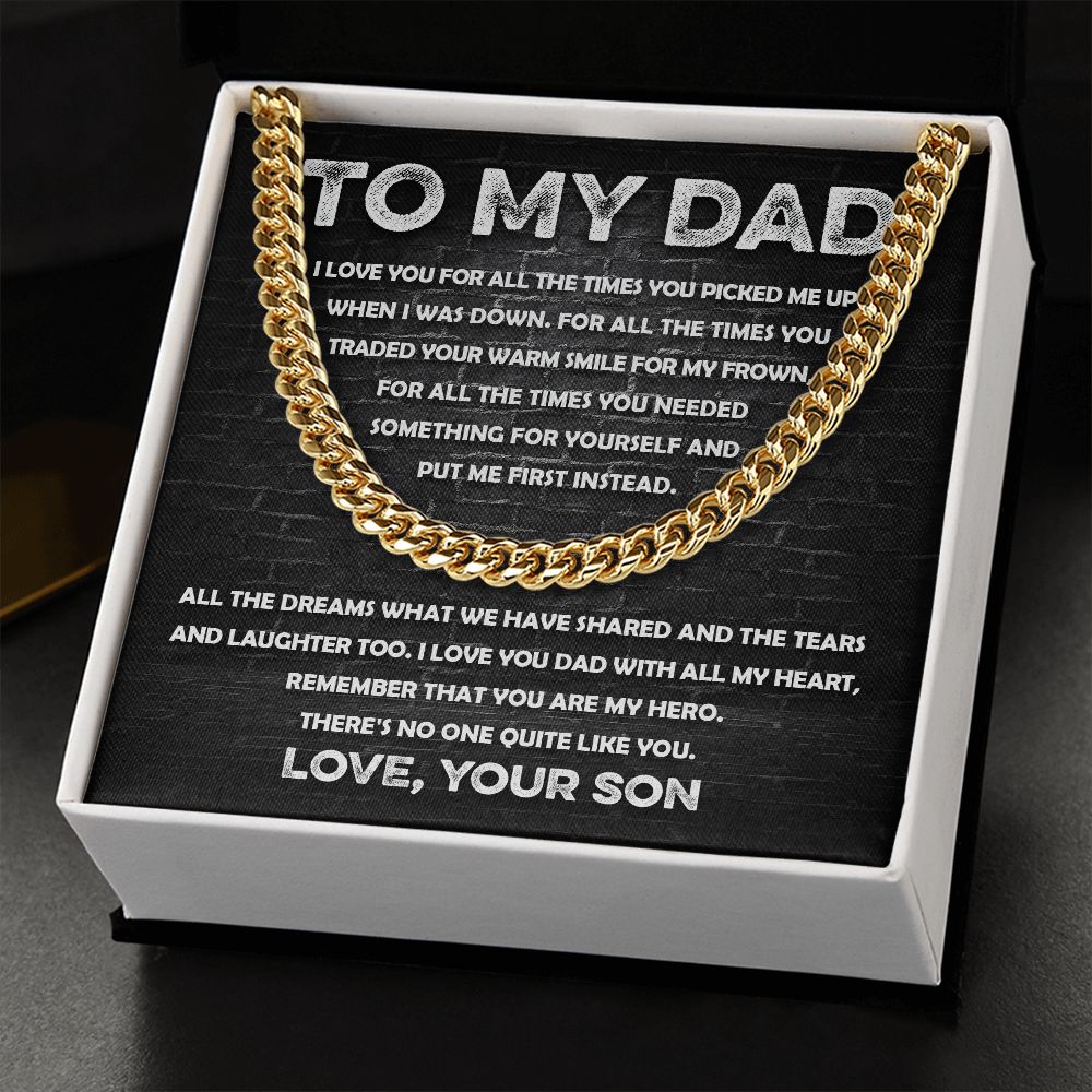 To Dad Love Son | Chain