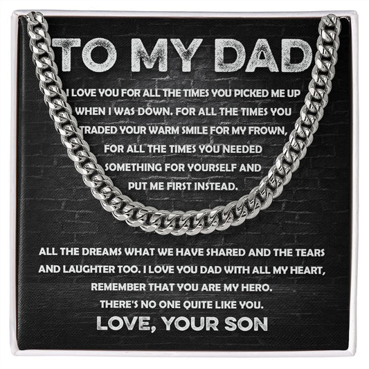 To Dad Love Son | Chain