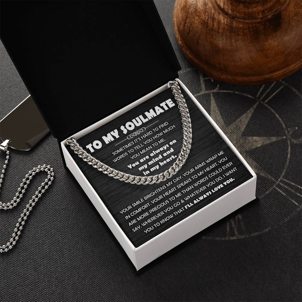 Hard To Find Soulmate | Mens Necklace