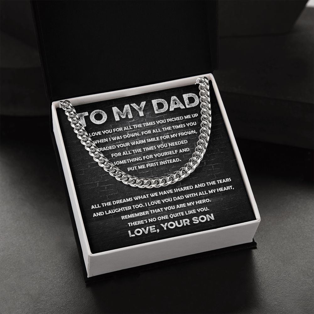 To Dad Love Son | Chain