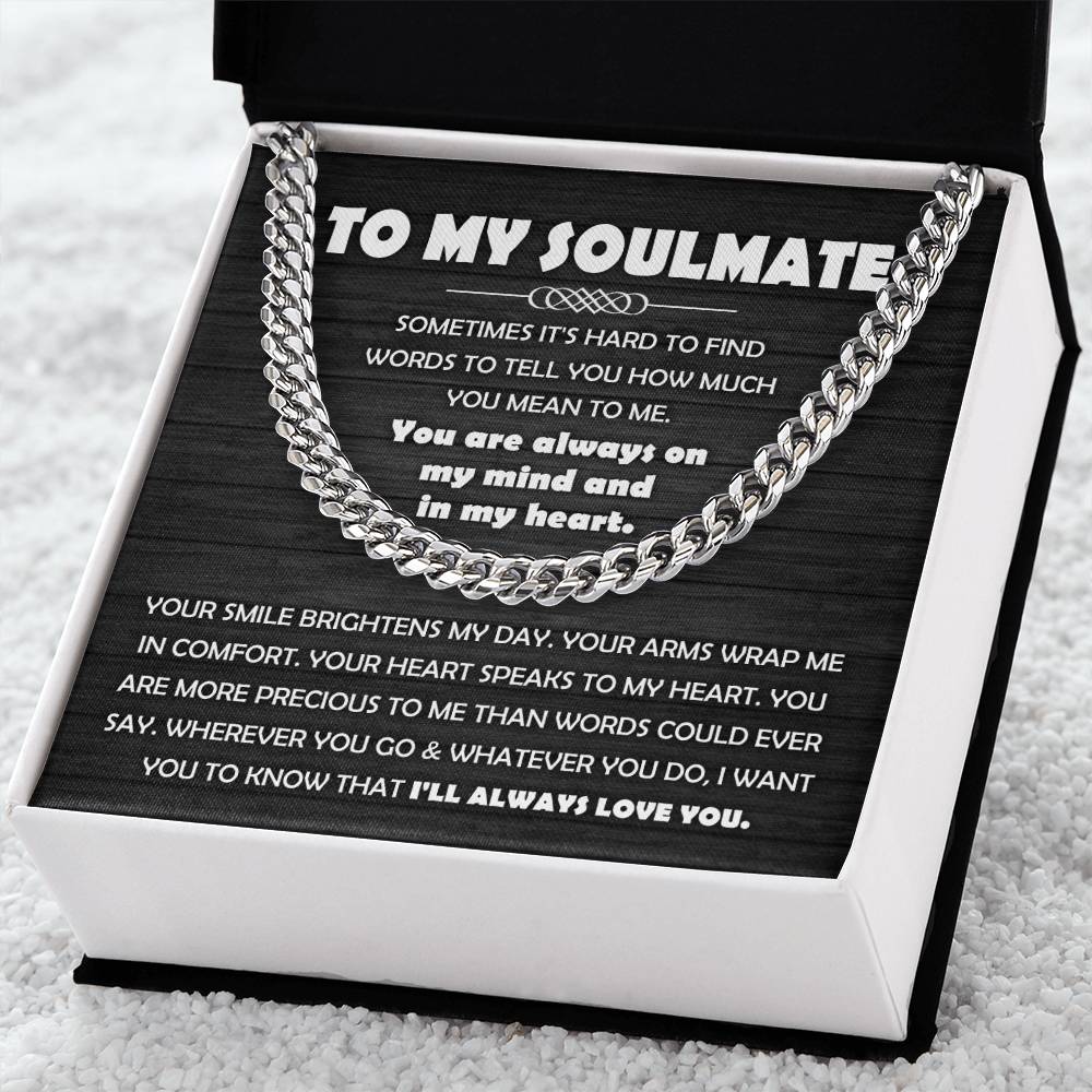 Hard To Find Soulmate | Mens Necklace
