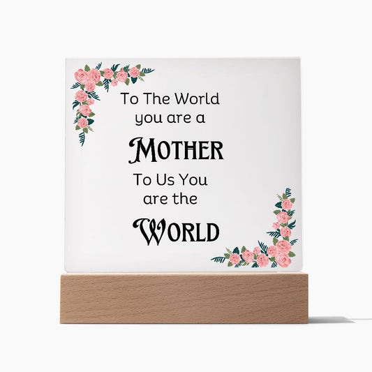 Mother Acrylic Plaque