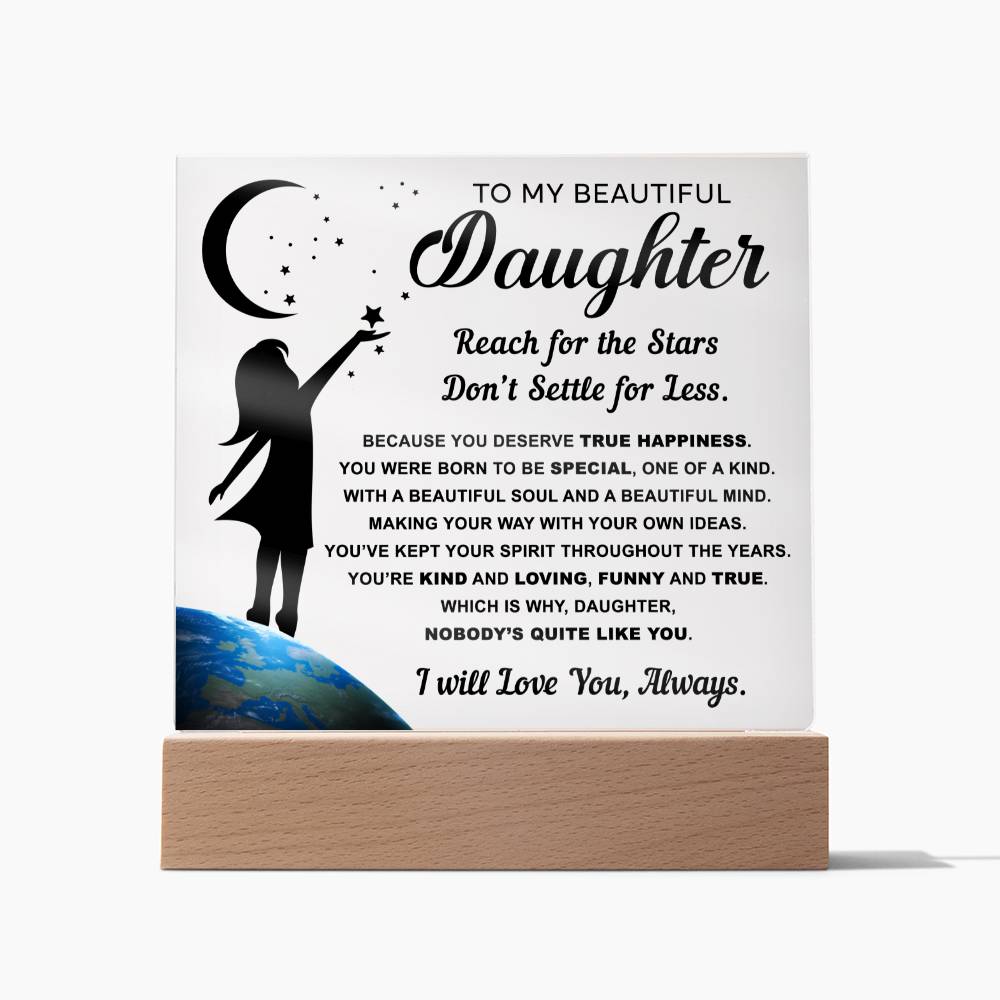 Kind Loving Daughter | Acrylic