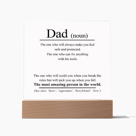 Dad Noun | Acrylic